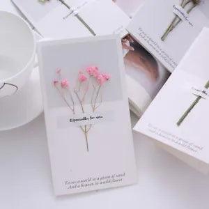 Random Mixed Paper Dry Flower DIY Crafts Arts Home Party Decoration Flowers 5pcs