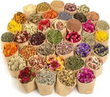 Dried Flowers, 40 Bags 100% Natural Dried Flowers Herbs Kit for Soap Making, DIY