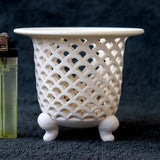 OOAK Furan orchid pot Fu ran pot  Fukiran Furan pot  Gift for mom Orchid pots Ornamental flowerpot Orchid cachepot