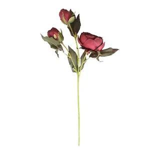 3 Heads Peonies Artificial Silk Flowers DIY Fake Flowers Wedding Stage...