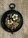 Vintage image framed pressed flowers floral craft Joan Barlow