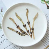 12PCS Real Pressed Dry grass Flower, floral supply leaves for art craft FSS63