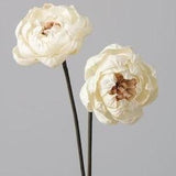 Handmade Sola Peony Flowers in White color. Impact handmade flower that plays a leading role in bouquets and arrangements.