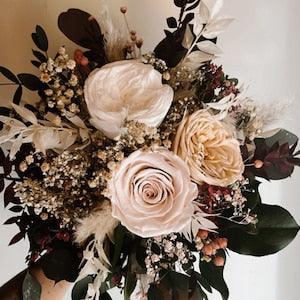 Dried flower bridal bouquet *naturegirl*
