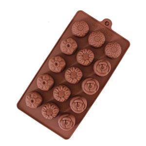 Mini Sunflower Bundt cake Silicone DIY Mold, 15 Cavity Mold, Craft Supplies