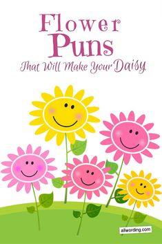 This List of Flower Puns Will Make Your Daisy Flower Delivery