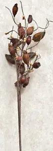 Dried Rose Hip Floral Pick Decor Accent