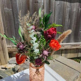 Boho Bouquet / Anniversary flower bouquet / ecofriendly flowers / Wood Flowers / Wooden Flowers / Wood Flower Bouquet / FIRE