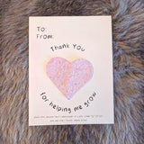 Say Thanks to Your Teacher with Seed Paper Cards - Plant and Watch it Grow! Celebrate Your Teacher with Plantable Cards!