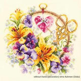 Magic Needle Zweigart Edition counted cross stitch kit "Lilies for Needlewoman",