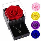 Eternal Flowers Roses Wedding Mothers Valentine Day Birthday Gift For Women Girl