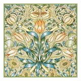 William Morris Lily and Pomegranate Counted Cross Stitch Chart Graph Pattern