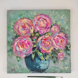 Rose Painting oil canvas Original Art Flower painting Roses Wall art