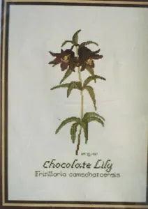 Chocolate Lily Alaskan Wildflowers Hillside Designs Cross Stitch Kit NIP