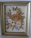Victorian Real Dried Virginia Flowers Hopkins Designs Matthews, Virginia Framed