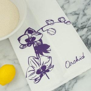 SALE: Orchid Cotton Tea Towel