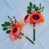 Paper flower bouquet, Interior flowers, 1st Mothers Day artificial flowers, Fake crepe flower centerpiece, Thanksgiving flowers