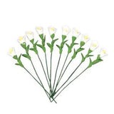 10PC Dollhouse Miniatures Lot 1/12 Scale Flowers Calla Lily Doll House Garden
