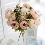 Autumn Peony Artificial Flowers Silk Home Hotel Party Wedding Decoration...
