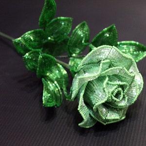 rainbow roses, green beaded roses, french beaded flowers, lgbt roses, rose bouquet, beaded rose bouquet, roses, artificial roses