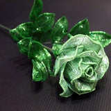 rainbow roses, green beaded roses, french beaded flowers, lgbt roses, rose bouquet, beaded rose bouquet, roses, artificial roses