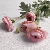 artificial ranunculus, artificial flowers, gift for her, pink flowers, mothers day, pink ranunculus, pink home decor, summer flowers