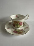 Queen??s Rosina Tea Cup And Saucer, Special Flowers, January, Carnations