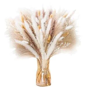 93PCS Boho Dried Flowers Bouquet for Wedding Home Table Decor Desk Decor K8yeee