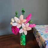 Mini paper flower bouquet, Small thank you bouquet, Wedding favors for guests, Valentine flowers, 1st Anniversary gifts, 1st Mothers day