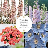 Birds, Bees, Butterflies - collection Pollinator Flower Seeds | (seeds for each variety ?? 4)