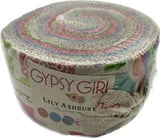 OOP  GYPSY GIRL  by Lily Ashbury for Moda.   Jelly roll 2.5 inch strips