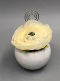 Martha Stewart Collection Artificial Ranunculus Placeholder Table Card Holder
