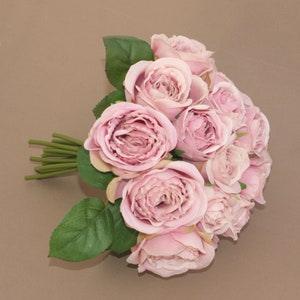 Pink Rose Bouquet - Artificial Flowers, Silk Flowers