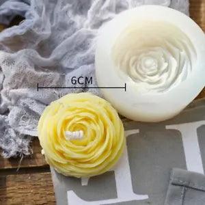 Carnation Rose Silicone Molds Aromatherapy Candle Resin Mould Decoration Tools