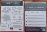 Stampin' Up* LOVELY LILY PAD & DIES?photopolymer stamp set.?Almost New!