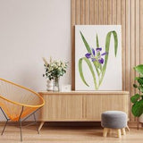 Flower Print Wall Art 40x50 cm, Orchid Flower, Living Room Decor, Deco Wall, Fine Art Print
