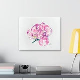 Watercolor Orchid Canvas Wallart