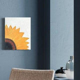 Textured handmade Sunflower painting