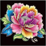 5D Peony Flower DIY Diamond Painting Kit 13.8x13.8