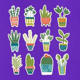 House Plant Sticker Pack Of 12 Mini Stickers 2