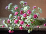 carnation flowers Accent Tile Mural Kitchen Bathroom Wall Backsplash Ceramic 8x6