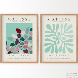 Turquoise Wall Art, Mint Green Print, 2 Pieces Wall Art, Teen Bedroom Decor, Living Wall Art, Dining Set of 2, Exhibition Poster, Gift Idea