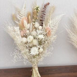 Dusty Rose Pampas Grass bouquet| Forever Bridal bouquet  Dried Flower Arrangement | Corsage Boho Decor |Bboutonniere/wedding decor