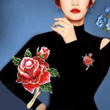 Brooch-Plant Series Peony Flower Brooch Noble Pins for Women Elegant Banquet
