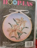 HOOPLAS Counted Cross Stitch  Tiger Lilies 60222