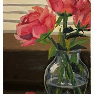 Roses Print - Bouquet Print - Vase Print - Flower Print - Still Life Print - Wall Art - Home D¡§?cor