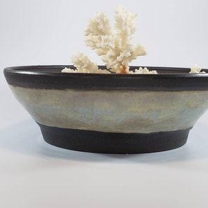 Handmade planter with contrasting elements