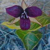 Red Trillium Painting