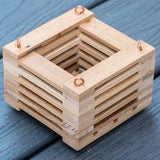 154. Salvaged Louisiana Baldcypress Wood Hanging Basket Planter for Orchids, Bromeliads, Ferns, Cacti, Other Epiphytes and Succulents