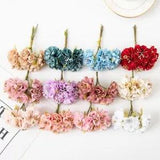 6pcs Artificial Flowers Scrapbook Stamen Carnation DIY Gift?Garland Accessories